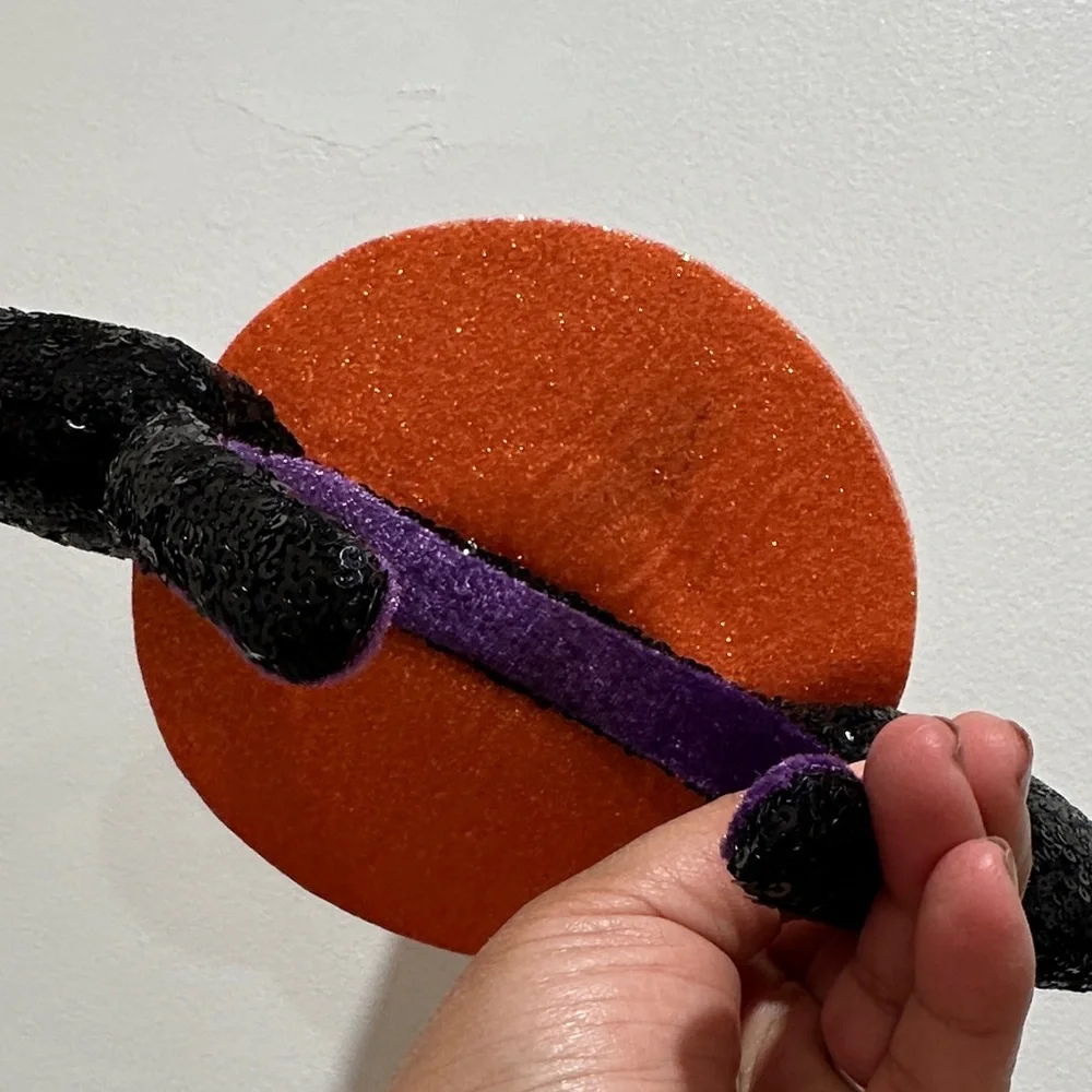 Disney Hallowed Minnie Witch Hat Headband with Ears - Black and Orange - Picture 3 of 5